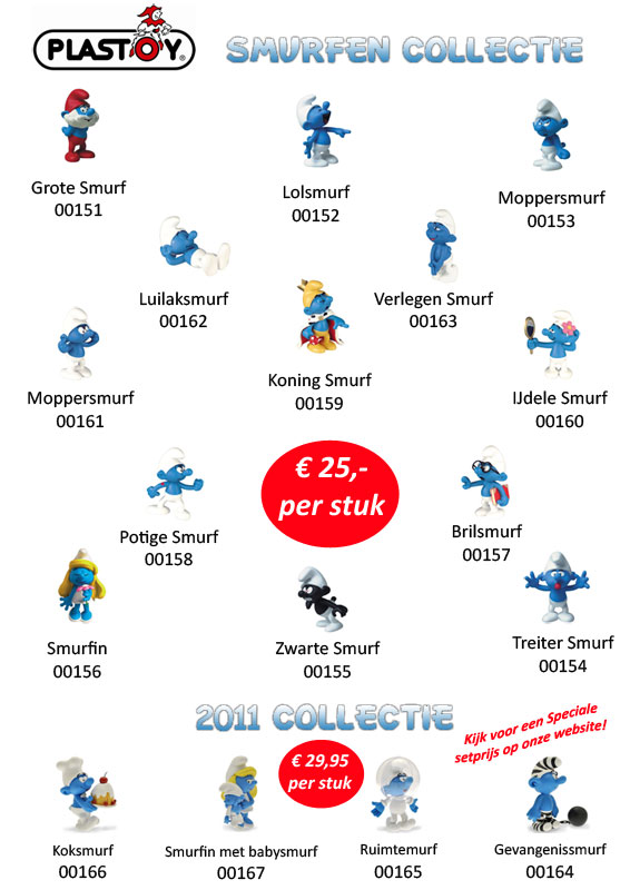 Collectie Smurfen