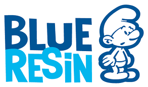 Blue resin