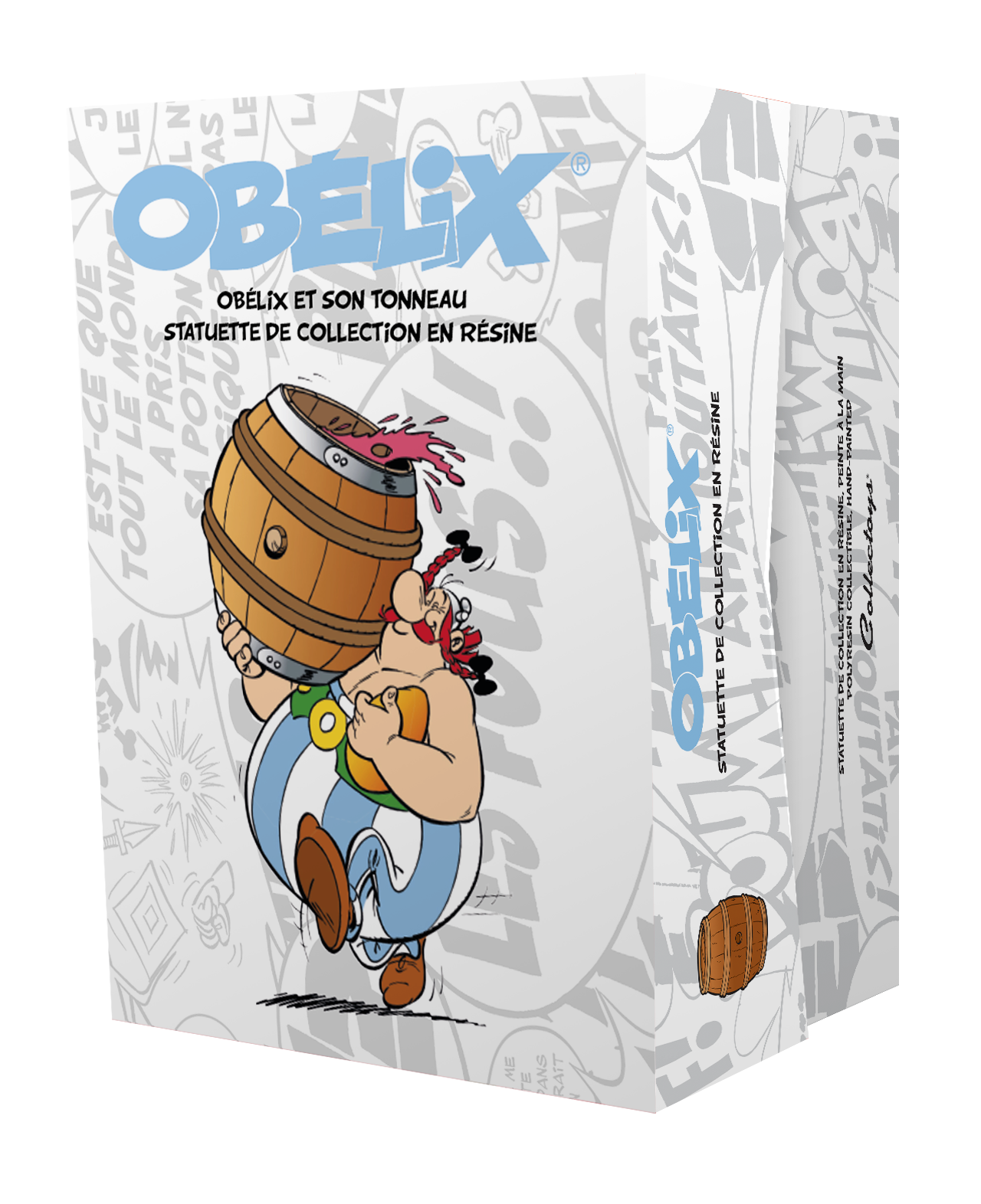 Obelix met ton