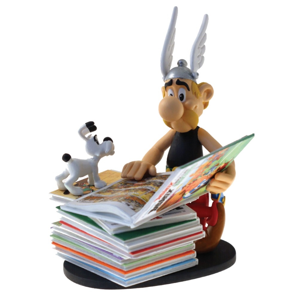 Asterix met stapel boeken (2e editie)