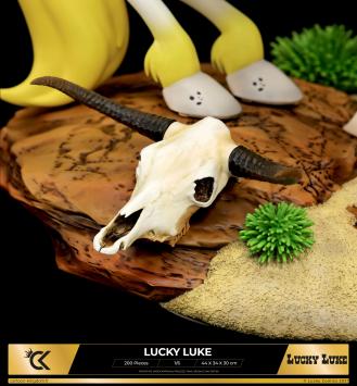 Lucky Luke, Jolly Jumper en Rataplan (Schaal 1:6)