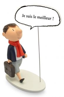 De kleine Nicolas met tekstballon 