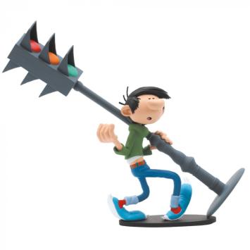 Guust Flater met stoplicht