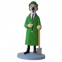 Professor Zonnebloem met spade