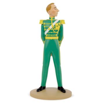 Herge in groen uniform