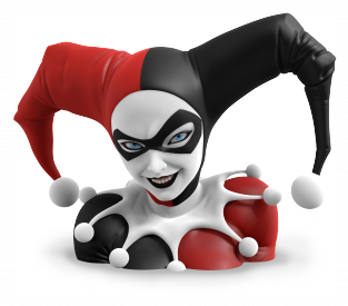 Borstbeeld Harley Quinn