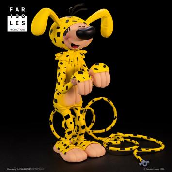 Guust Flater verkleed als Marsupilami