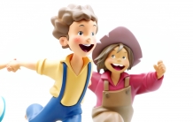 Tom Sawyer - Tom, Becky en Huck