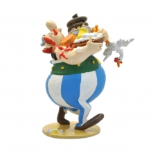 Obelix draagt jam, peper, zout, kip, honing en nog veel meer