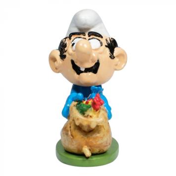 Smurf met Gargamel masker