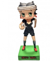 Betty Boop als rugbyspeelster
